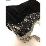 Prezzo Womens Chunky Stones Evening Bag Black Rhinestones Velvety‎ *craft Photo 6