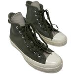 Converse Green Leather Faux Fur Lined Counter Climate High Top Men’s 7/Women’s 9 Photo 0