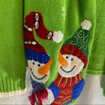 Tiara International Embellished Christmas sweater size large Photo 2