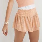 Aerie  Boho Shorts Flowy Polka Dot Pull-On Casual High-Waisted Medium Photo 0