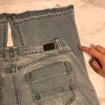 Celebrity Pink  distressed light wash denim lo rise flare jeans size 28 Photo 8