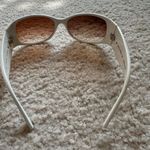 Fossil  Rhinestone White Sunglasses with Brown Lenses Photo 1