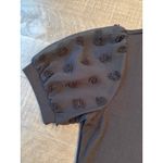 Blooming Jelly NWT  Women's Black Sheer Sleeve Blouse Size Small‎ Photo 1