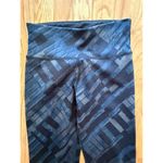 Sweaty Betty  XS Jacquard Workout Leggings In Slate Interlinked Geo 7/8 Photo 2