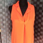 Available by Angela Fashion Orange Sleeveless Tank Top Photo 0