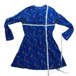 Thakoon 100% Silk Floral Long Sleeve Button Down Dress SAMPLE Size 4 Photo 2