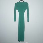 ASOS Design Slinky Green Cut Out Bodycon Maxi Dress Size 0 Photo 5