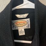 Talbots  Petites Womens Jacket Black Wool Blend Full Zip Up Photo 4