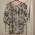 Love Stitch Batwing Sleeve Tie Front Blouse Photo 0