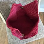 Anthropologie  Savoy Handmade Crochet Shoulder‎ Bag EUC Photo 3