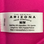 Arizona Jeans Arizona Bikini Top Womens M Pink Push Up Padded Triangle Halter Wrap Ties Swim Photo 2