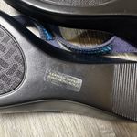 Italian Shoemakers Blue Leather and Rhinestone Wedge Sandals Size 8 Photo 5