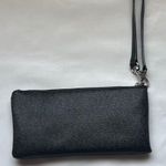 Michael Kors Monogram Zipped Wristlet Black GUC Photo 2
