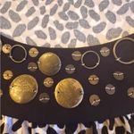 East 5th  Women’s XL Short Sleeve Animal Print Top Embellished Neckline Leopard Photo 4