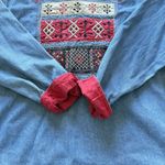 Chico's Vintage 80s 90s Embroidered Embellished Denim Blue Jean Jacket Beaded Womens XL Photo 8