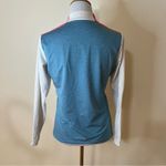 Bette & Court white pink blue collared half zipper golf shirt M Size M Photo 5