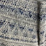 Joie  Sz 4 Shorts Boucle Tweed Knit Blue and White with Silver Stitching Women’s Photo 4