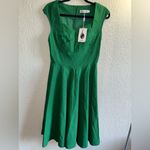 Vintage flared party dress color green Size L Size L Photo 2