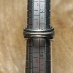 Sterling Silver Floral CZ Band 925  Ring Photo 12