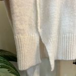 Anthropologie Moth Wool Blend Cat Sweater Miaou Turtleneck Size Medium Embroider White Photo 5