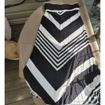 Jeans by Buffalo Maxi Strapless XL Long Dress Zahra Stripes Gathered Black White Photo 3