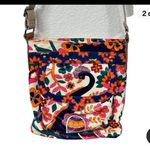 The Sak Womens Bag Floral Multicolor Waxed Coated Denim / Canvas Crossbody Bag - NEW Photo 1
