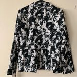 Laura Ashley NWT Palm Beach Black & White Floral Blazer Size M Photo 5