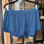 LAKE Pajamas navy shorts pjs striped cotton pima print Blue Size M Photo 4