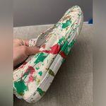 Vans Christmas  Classics Sneakers Paint Splatter Christmas DIY Red Green Size 8 Photo 4