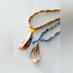 Free People NWT  + Ariana Ost The Era Strand Necklace In Navy Photo 2