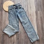 White Fox Boutique White‎ fox boutique crossover button high rise straight jeans Photo 0