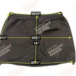 Refuge Cargo Mini Skirt Women's Size L Black Elastic Waist Pockets Casual NEW Photo 8