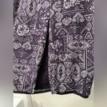 Talbots Size 16 100% Silk Purple Paisley Midi Skirt Fully Lined cottagecore Photo 2