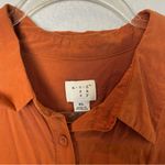 A New Day Women’s Terracotta Rust Button-Down Shirt Size XL Photo 2