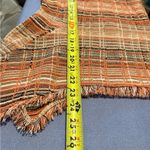 Ming Wang  Orange Plaid Blouse Photo 3