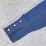 Sonoma  | Blue Cozy Waffle Pullover Long Sleeve Top | Small Photo 4