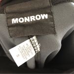 Monrow Leggings Cropped Color Blocked Black Grey Small Photo 3