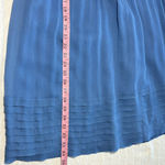J.Crew Strapless Chiffon Juliet Dress Blue Size 8, SHEEL 100%Silk Photo 11