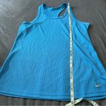 Nike  Women's Vibrant Blue Tank Top 2X Athletic Workout Ribbed Photo 3
