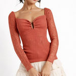 Venus  Y2K Ribbed Lace Sweetheart Top Coquette Cottagecore Bodycon Size S Photo 0