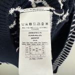 Marella Sport Striped Cotton Knit Sweater Large Navy Nautical Coastal Pullover Blue Photo 4