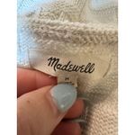 Madewell  Crochet Button Up V Neck Sweater Crop Top Size Medium Photo 3