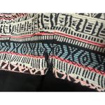 The Limited  4 Straight Pencil Skirt Career Cocktail Black White Pink Aztec Print Photo 4