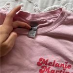 MELANIE MARTINEZ XS PINK HEART AND SONG LYRIC FONT T SHIRT Photo 3