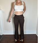 Tracy Evans Vintage y2k low rise Brown Preppy Trousers Size 9 Photo 4
