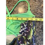 Lululemon Dancing Warrior Tank Floral Sport Multicolor Pistachio Size 4 Photo 7