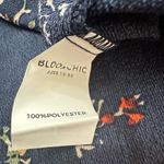 Bloomchic  navy flutter sleeve blouse with floral print size 12 SEE DESCRIPTION Photo 9