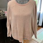 Calia by Carrie Underwood Blush Pink Ribbed Chenille Sweater XL Photo 2