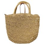 Hat Attack NWT Daily Woven Raffia Crossbody Bag Tan One Size Summer Casual Photo 3