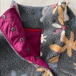 BDG Urban Outfitters Alpine Popover Sweatshirt Floral Fleece Sweater Small Photo 7